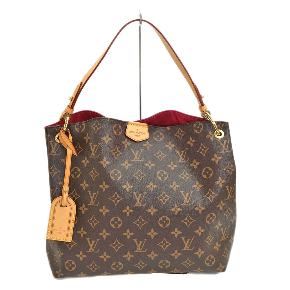 Louis Vuitton Graceful Monogram Shoulder Bag Brown